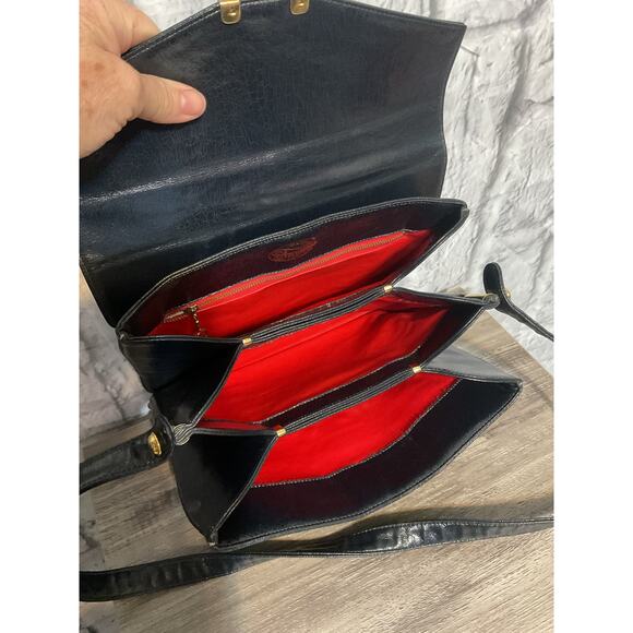 Vintage Bags By Francois California Leather Shoulder Bag - Picture 6 of 12